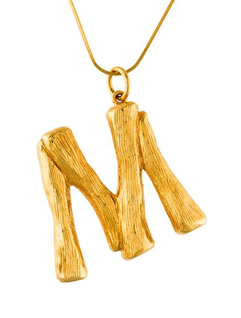 celine alphabet necklace n|Celine letter necklace buy online.